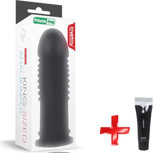 Yumuşak Boğumlu Büyük Kalın Anal Plug +  Jel