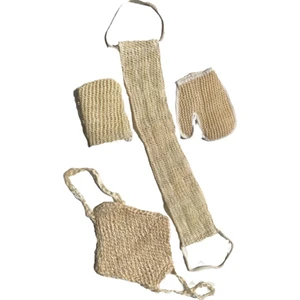 Uzun Sisal Lif Sisal  El Lif Eldiven Sisal Kendir Lif    Bora Lif4  Lü  Set