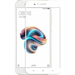 Case Street Xiaomi Mi A1 Esnek Full Kapatan Fiber Nano Ekran Koruma - Beyaz