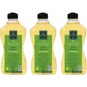 Eyüp Sabri Tuncer Sıvı Sabun Çeşme Limonu 1,5 l x 3 Adet