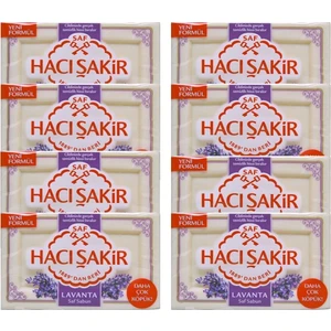 Hacı Şakir Banyo Sabunu Lavanta 150 gr x 8 Adet