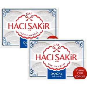 Hacı Şakir Doğal Kalıp Sabun 4 x 150 gr x 2 Adet