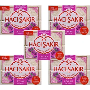 Hacı Şakir Leylak Kalıp Sabun 4 x 150 gr x 5 Adet
