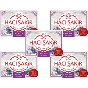 Hacı Şakir Lavanta Kalıp Sabun 4 x 150 gr x 5 Adet