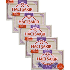 Hacı Şakir Banyo Sabunu Lavanta 150 gr x 5 Adet
