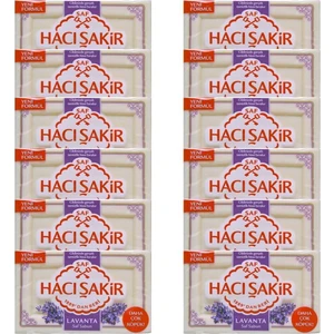 Hacı Şakir Banyo Sabunu Lavanta 150 gr x 12 Adet