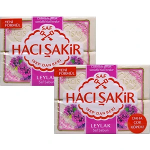Hacı Şakir Leylak Kalıp Sabun 4 x 150 gr x 2 Adet