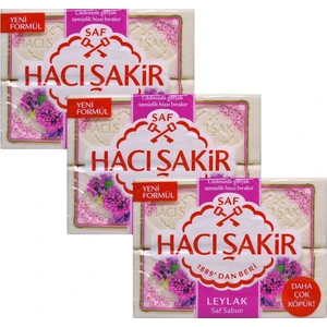 Hacı Şakir Leylak Kalıp Sabun 4 x 150 gr x 3 Adet