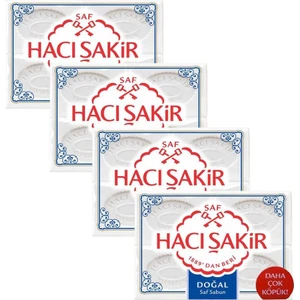Hacı Şakir Doğal Kalıp Sabun 4 x 150 gr x 4 Adet