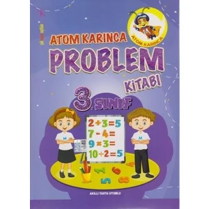 Atom Karınca Yayınları 3. Sınıf Problemler Kitabı-Yeni - Ahmet Çelikkol