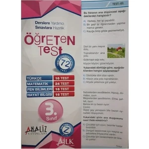 Analiz Yayınları 3.Sınıf Yaprak Test