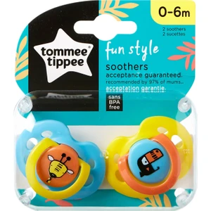 Tommee Tippee Fun Style Ortodontik Emzik 2'li 0-6 Ay