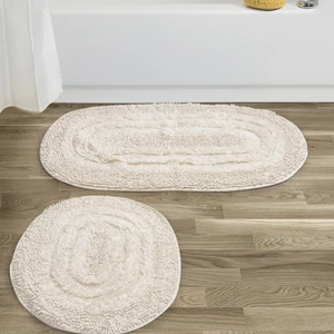 Alanur Home Trio Bukle & Cotton 2'li Paspas Krem