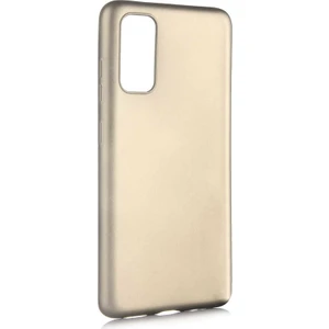 Tekno Grup Samsung Galaxy S20 Kılıf Mat Premium Silikon Kılıf - Gold