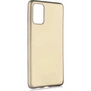 Tekno Grup Samsung Galaxy S20 Ultra Kılıf Mat Premium Silikon Kılıf - Gold