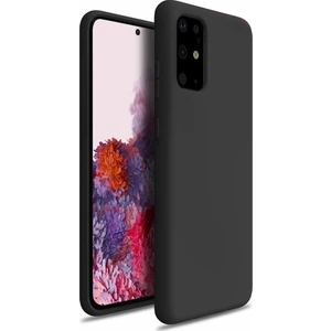 Tekno Grup Samsung Galaxy S20 Ultra Kılıf Mat Premium Silikon Kılıf - Siyah