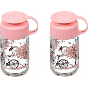 Bisiklet Desenli Cam Tuzluk 67 cc 2 Ad.