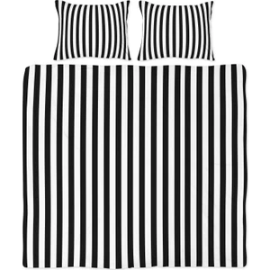 Helen George Back To Basics - Siyah Çizgili Tek Kişilik Nevresim Takımı