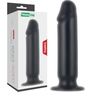 Siyah Yumuşak Dokulu 23 cm Büyük Boy Anal Plug ve Dildo