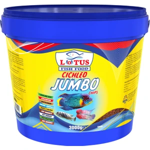 Cichlid Jumbo Chips 3 kg Kova Balık Yemi