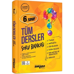Ankara Yayıncılık 6.Sınıf  Tüm Dersler Soru Bankası