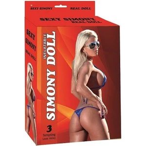 Simony Doll 3 Işlevli Şişme Bebek Kadın Manken