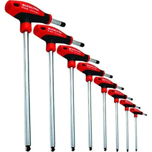 Yuvarlak Başlı T Tipi Allen Anahtar Takımı (8 Parça, Mm)