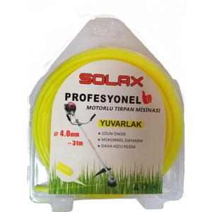 Misina 4 mm 31 m Sarı Yuvarlak Misine Tırpan