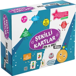 Beceri Dünyası Renkli Şekilli Kartlar Zeka Oyunu