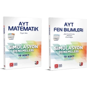 3D Yayınları AYT Matematik Fen Bilimleri Simülasyon Deneme Seti 2 Kitap