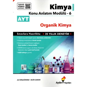 Aydın Yayınları AYT Kimya Konu Anlatım Organik Kimya Modülü - 6