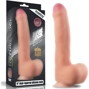 Dev Boyutlu Ultra Yumuşak ve Gerçekci Ten Dokulu 28 cm Realistik Dildo