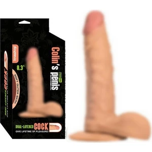 21 cm Vantuzlu Gerçekçi Realistik Dildo Penis