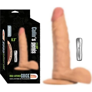21 cm Gerçekçi Realistik Titreşimli Vibratör Penis