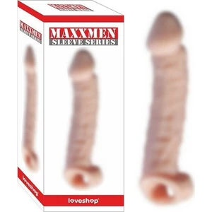 Maxmen 8 cm Dolgulu Realistik Uzatmalı Penis Kılıfı