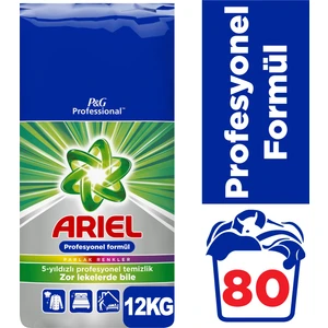 Professional 12 Kg Parlak Renkler Toz Çamaşır Deterjanı PGP