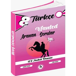 Fi Yayınları 8. Sınıf Türkçe Deneme Wanted Aranan Sorular