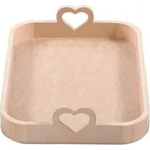 Ahşap Mdf Tepsi 40 x 29 x 8.5 cm