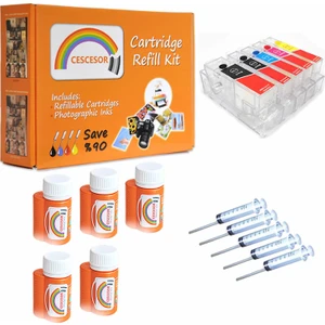 Canon PGI-525 CLI-526 Uyumlu Kartuş Dolum Seti - 5 Renk