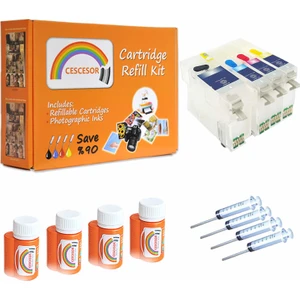 Epson 27XL (T2711-T2714) Uyumlu Kartuş Dolum Seti - 4 Renk