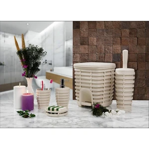 Palm 5'li Banyo Seti Bej