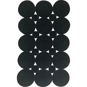 Nomad El Dokuma Jüt Halı 27 Siyah 80 x 150 cm