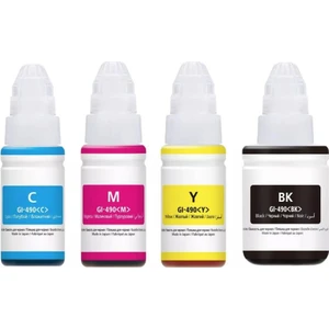 Canon G1400/G1410/G2400/G2410/G2411/G3400/G3411/G4400 Gı 490 Yazıcılar Için Mürekkep