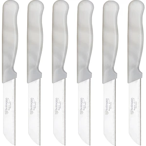 Mermer Desen Meyve Bıçağı 6'lı Beyaz