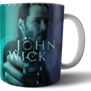 John Wick - Keanu Reeves Kupa Bardak Model 3
