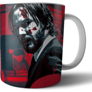 John Wick - Keanu Reeves Kupa Bardak Model 4
