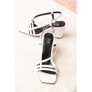 Fox Shoes Beyaz Kadın Topuklu Ayakkabı H922741009