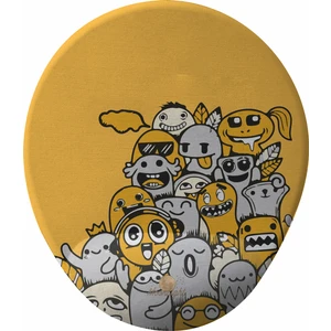 Yellow Happy Bilek Destekli Tasarım Mouse Pad