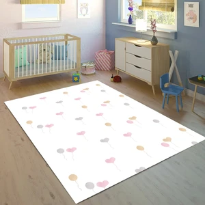 Bebişim Halı Uçan Balon 150 x 200 cm Bİ02 Çocuk Odası Halısı