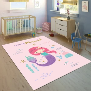 Bebişim Halı Deniz Kızı 100 x 150 cm Bİ109 Çocuk Odası Halısı